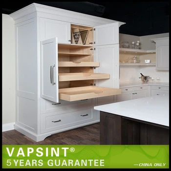 American Style Mdf/pvc Kitchen Pantry Cupboard Item Made ...