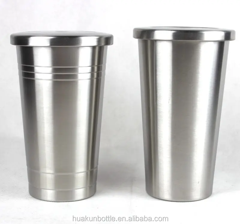 

16oz double wall tumbler stainless steel cup with straw, Customized