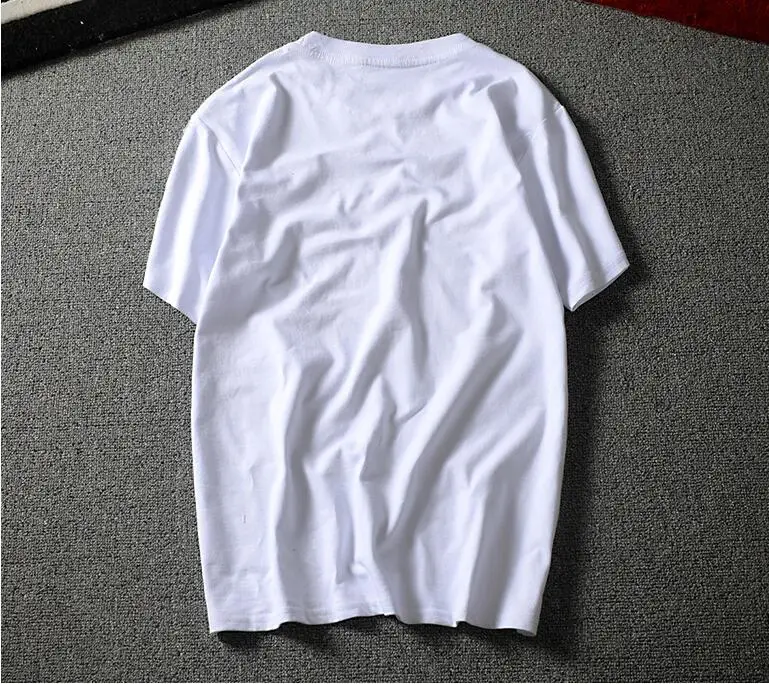 
Wholesale custom logo blank plain cotton casual t-shirts man 