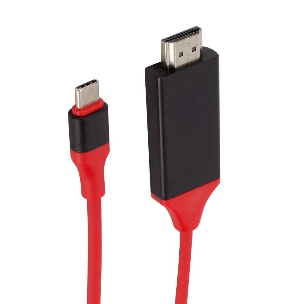 USB 3.1 C type USB-C to 4K hdmi  TV adapter cable wiring 4K mobile computer hdmi line