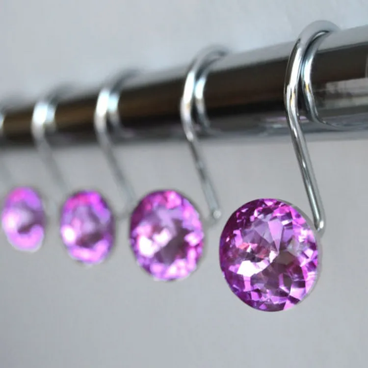 Clear Plastic Shower Curtain Rings With Heavy Duty Hooks Buy