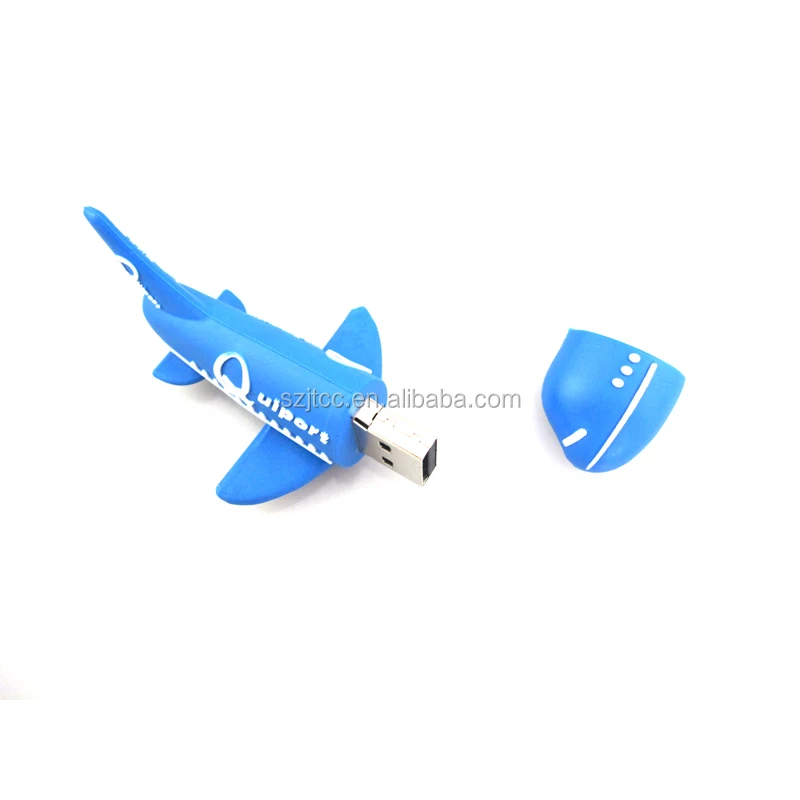 

Aeroplane Shape Flash Memory USB 8GB Customize Airplane USB Pen Drive USB PVC Aircraft, N/a