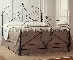 
2015 high quality antique wrought iron bed/antique wrought iron beds for sale 