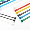 Releasable 4" Multi Color Heavy Duty Nylon Cable Ties Network Zip Ties Plastic Wire Ties
