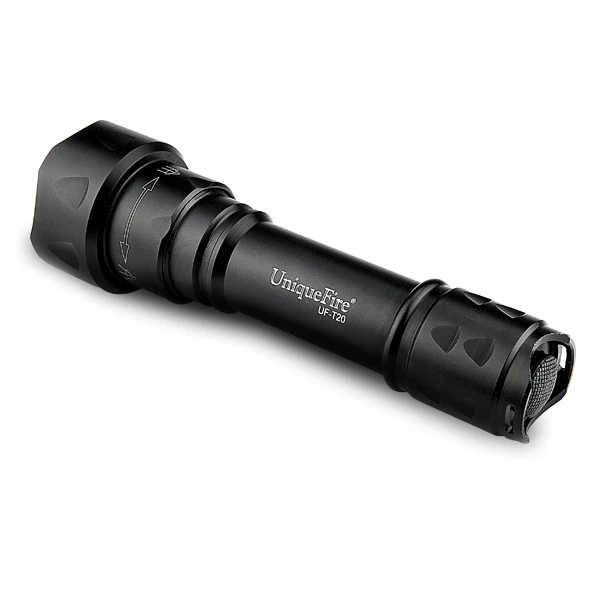 UniqueFire T20 zoom adjustable led hunting focusing flashlight