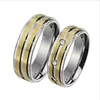 Yiwu Aceon New Coming Trend OEM/ODM Unisex 18k gold Sandblast Men Ring Couple Rings