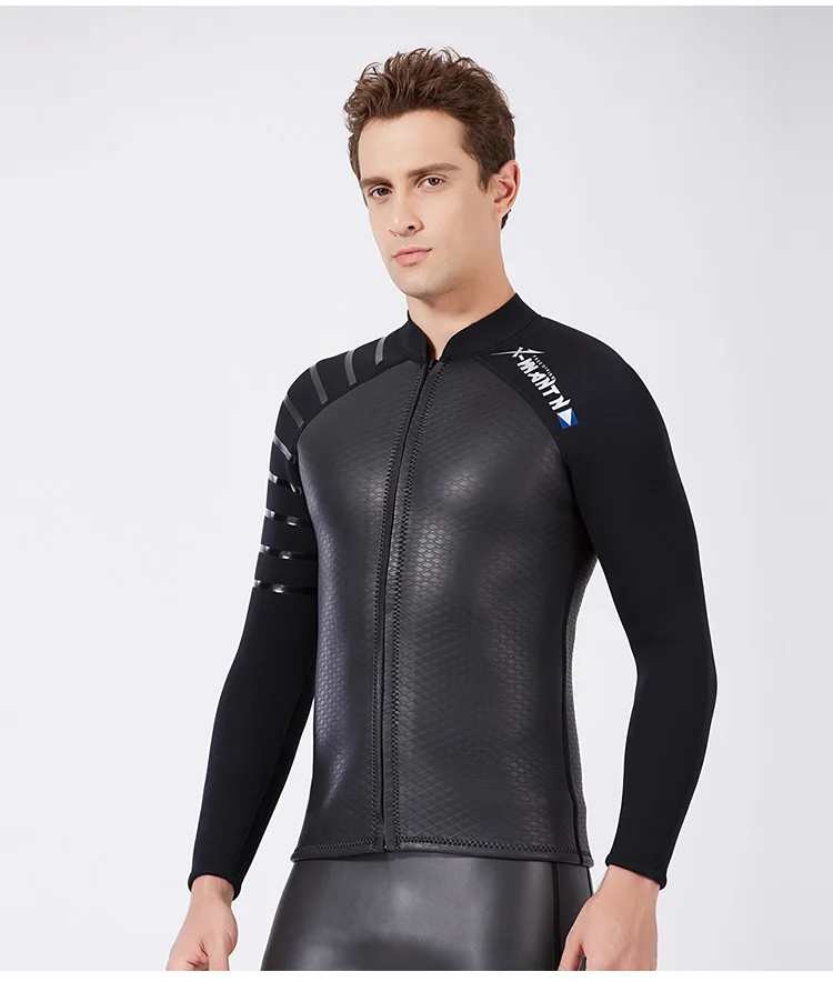 2019 Customized 3mm Full Sleeves Light Diving Wetsuit Neoprene Fabric Freediving Wetsuit