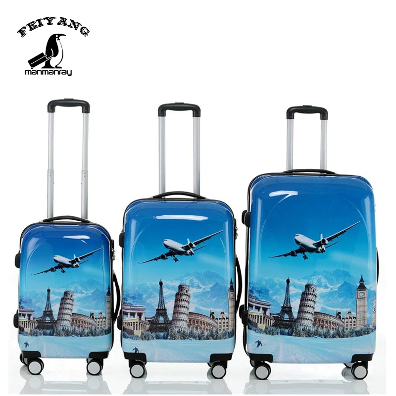 

Hot Sale ABS Suitcase 3 pcs Luggage Set, Variety