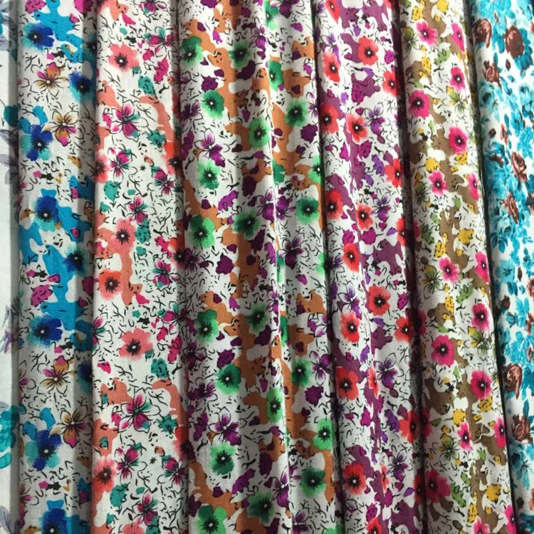 High Quality 100% Rayon Floral Digital Print Fabric For Bed Sheet - Buy ...