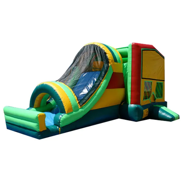 inflating bouncy castle