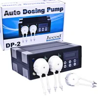

110-240V JEBAO/JECOD DP-2 Programmable Auto Dosing Pump For Saltwater Aquarium Automatic Doser Fish Tank 2 Head Peristaltic Pump