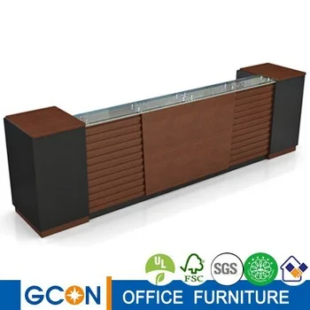 Modern Design Melamine Reception Table Reception Desk Wooden