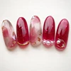 200pcs Japanese style elegant Clear long oval full cover Acrylic Nail Tips