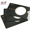 Custom size gold Stamping Elegant Fancy Wedding Business Meeting Removable Invitations Card with Hook