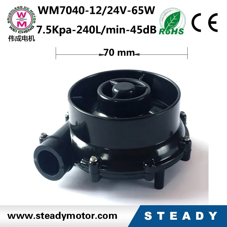 
24VDC low noise mini air centrifugal blower for air cushion pack machine 