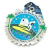 Best things to sell running sports medal custom shape sublimation medal With Ribbon