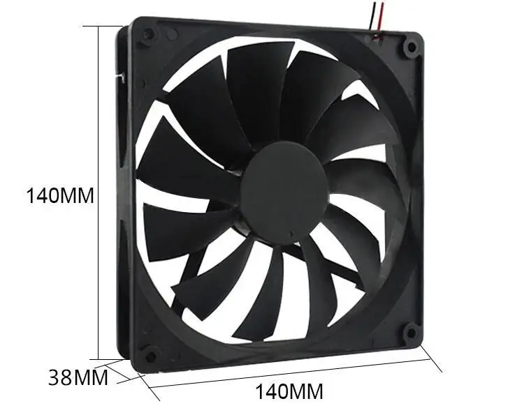 High Cfm 12v Dc Fan 140mm Dc Brushless Fan 14038 High Flow Fan 12v 24v 48v Buy High Flow Fan