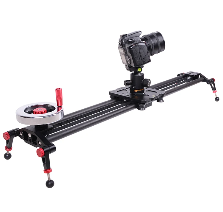 60 cm Fluid Motion Video Slider light carbon fiber rails dslr camera/camcorder stabilization track stabilizer for filming