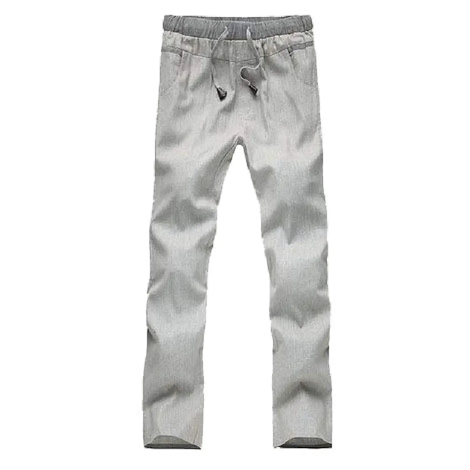 Comaba Mens Plus Size Loose Fit Harem Skinny Ankle Big Pockets Cargo Pants