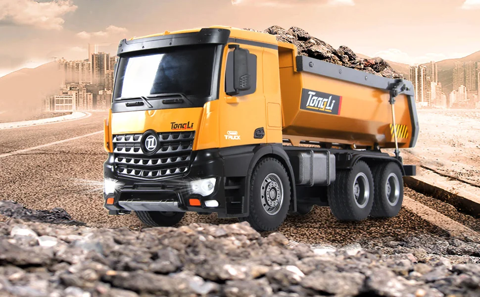 Tongli Mainan 573 Rc Dump Truck 1 14 10 Channel Remote Control Konstruksi Dump Truckrc Mobil Dengan Fungsional Mainan Luar Ruangan Buy Radio Kontrol Truk Huina 1573 Rc Dump Truck Product On Alibaba Com