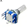 Lonten 3Pcs Small Rotary Encoder With Push Button Electrical Switch Accories 6mm Shaft Diameter 20 Position 360 Degree