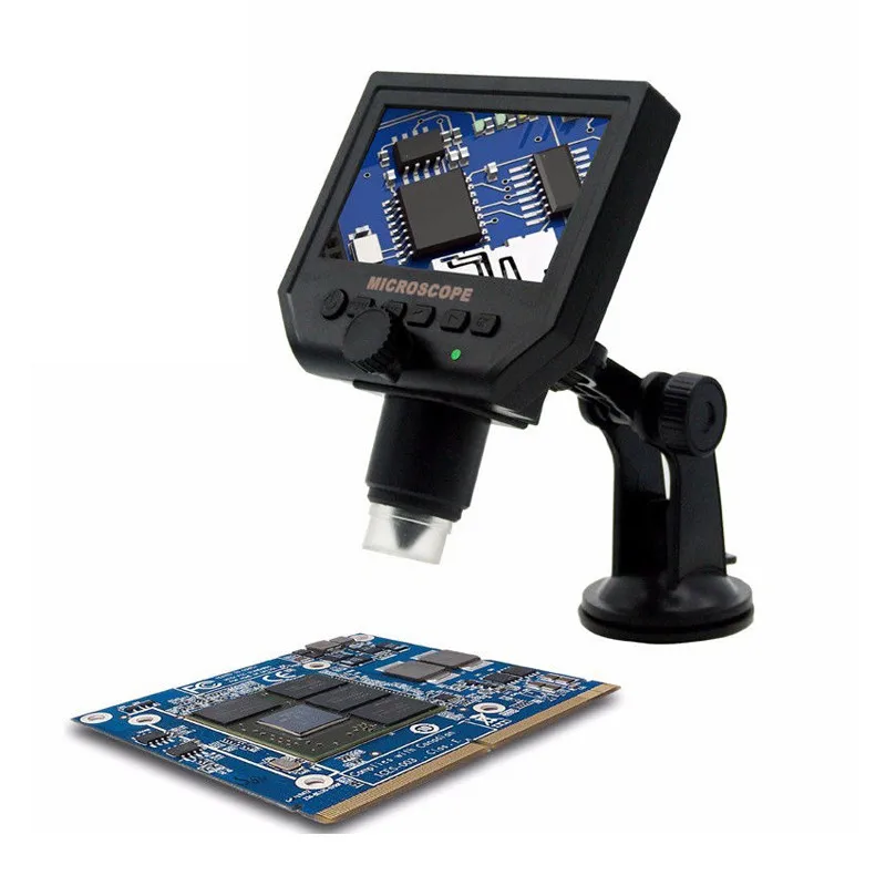 KOOCU ELITE HD Digital-600X Zoom Microscope with 4.3-Inch HD Display Built-In Battery FHD Vi-1