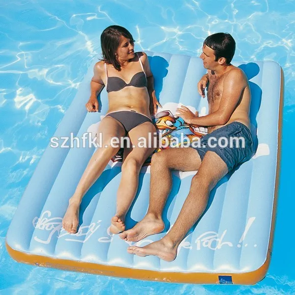2 Person Inflatable Air Mattress Pool Float For Water Park Holiday