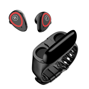 M1 Smart Bracelet Heart Rate Monitor TWS Earphones