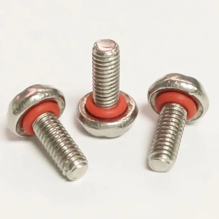 Steel Nickle Plated M3x6 Pan Philip O Ring Self Sealing Screw Buy