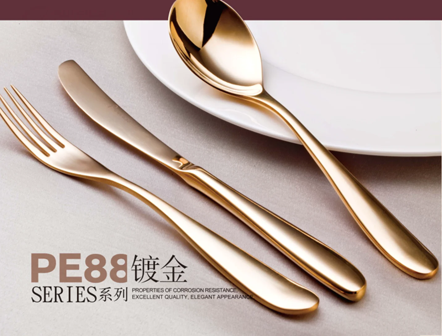 Luxury Dubai Cutlery Set Wedding Banquet Flatware Silverware Gold Cutlery Stainless Steel 304 Restaurant Hotel