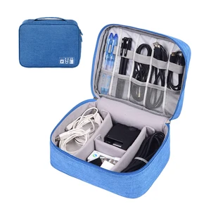 Image of New Travel cable bag USB flash drives hard disk case cable storage bag travel digital accessories organizer