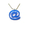 Laser cut acrylic necklace pendant jewellery charms
