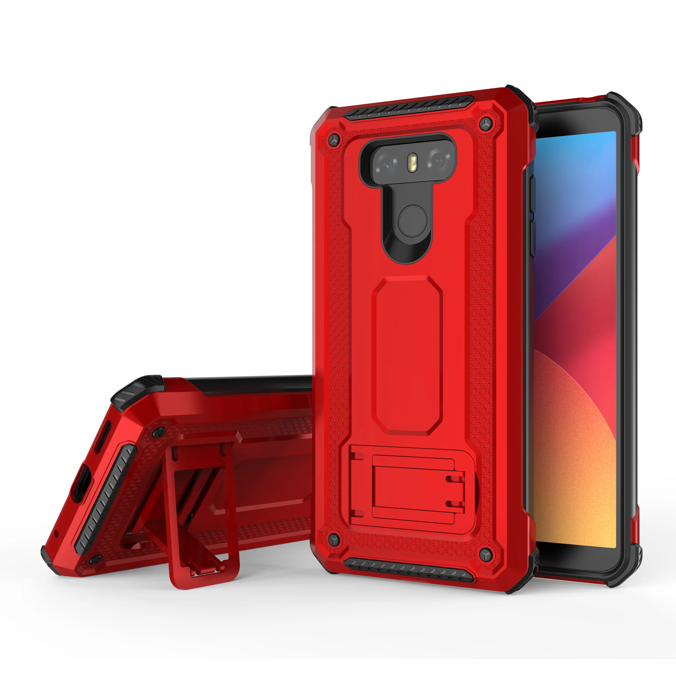 

Anccer Phone Cases with Kickstand for LG G6 armor Case Anti-Drop TPU+PC Heavy Duty Full Protect Cover for LG G6