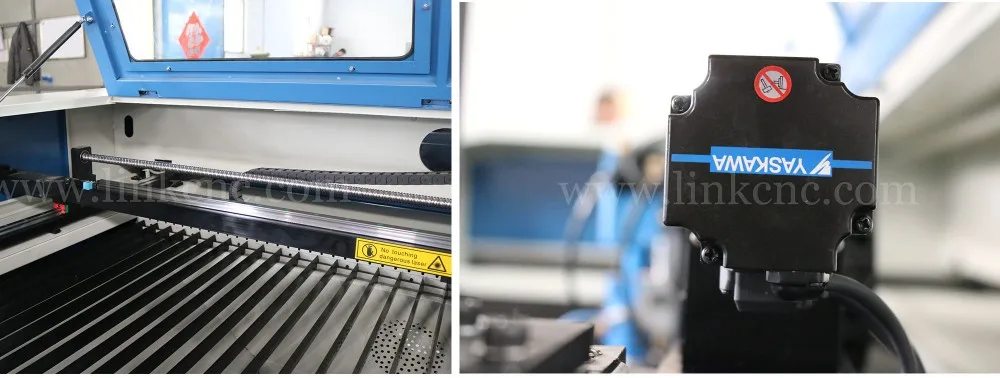 High speed CO2 CNC laser cutting machine for thin metal acrylic wood , laser engraving machine 1390