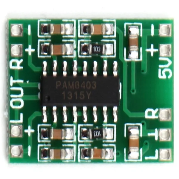 Mini Amplificador Amp Board 3W+3W USB Fuente de alimentación DC 5V-Venta