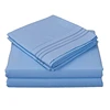 Luxury satin stripe king size hotel wholesale comforter sets bedding article