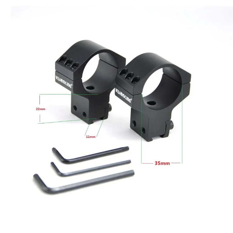 Visionking High Quality Aluminum Rifle Scope Mount Rings 35mm Mount