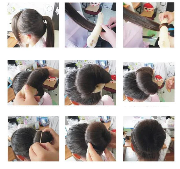 Sponge Magic Hair Bun Ring Foam Braiding Styling Tools Elastic Hair Band  Donut Maker Hair Former Nc0246 - Buy Hair Bun Ring,Elastic Hair Ring,Sponge  Hair Ring Product on 