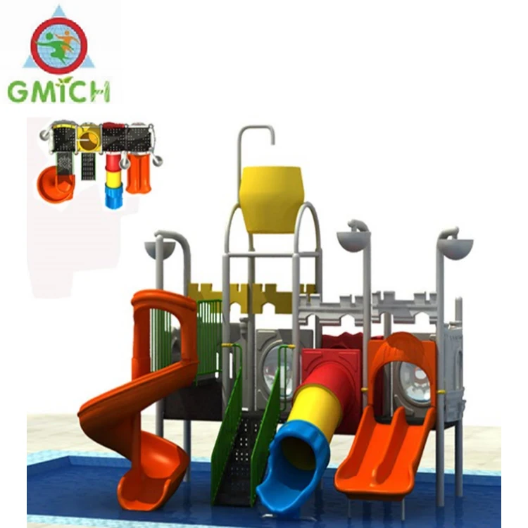 

Water Park Projects Guangzhou Supplier Children Garden Swimming Pool Playground Plastic Slide, As your need