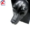 Custom vacuum formeing funny plastic animal face masks plastic wolf mask