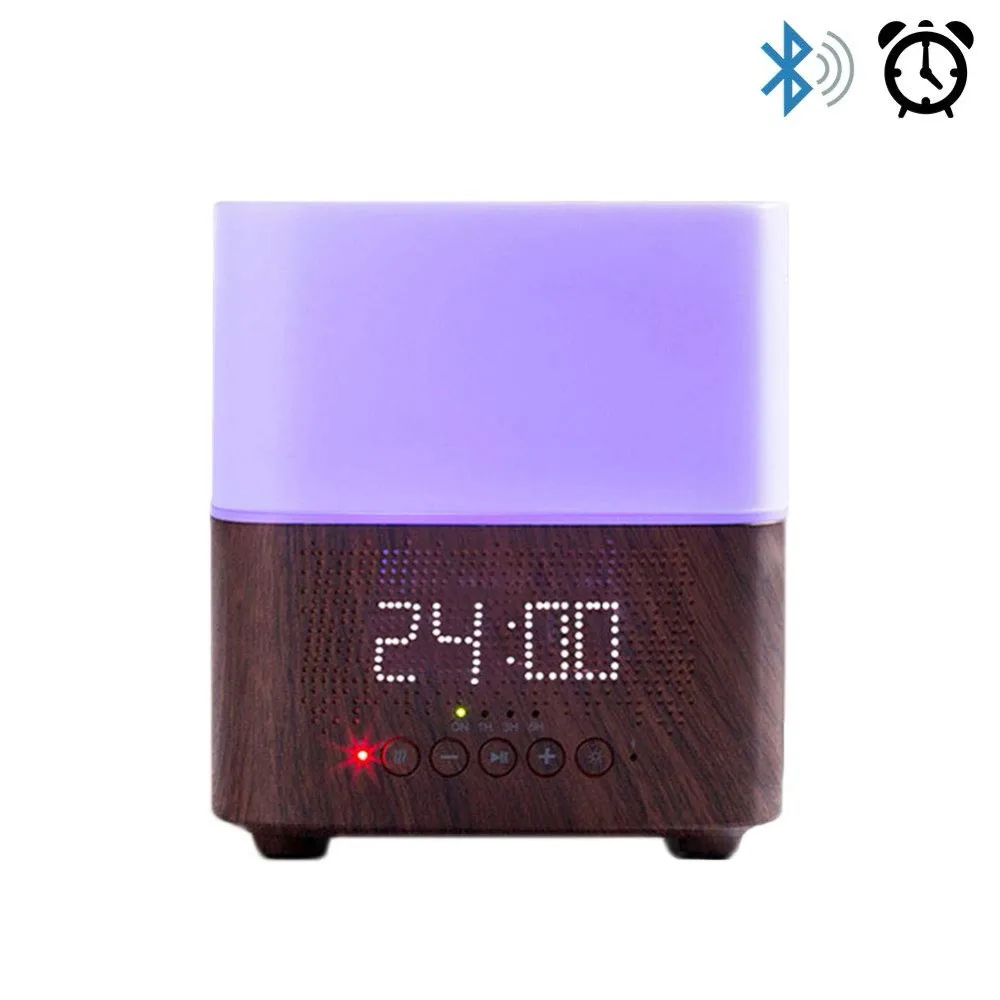 alarm clock sounds and essential oil diffuser
