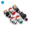 Reliable Quality Power Symbol Cut Hole Size Plastic Red 16MM 12V 24V LED Momentary Push Button Heavy Horn Off-on Switches
