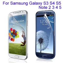 10pcs clear glossy font b phone b font screen protector film For font b Samsung b