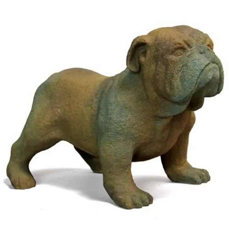 Life Size Fiberglass Resin Sitting Dog Statue For Garden Decoration
