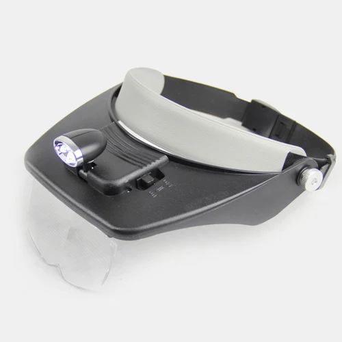 
Portable led light head magnifying glass / head magnifier mirror  (60733822363)