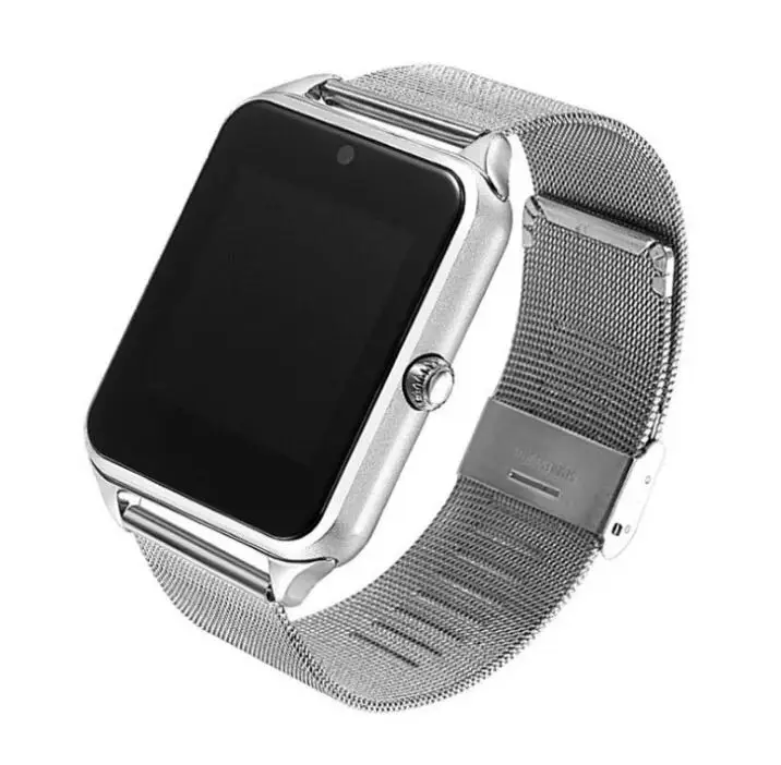 

2019 Hot Selling Z60 Smart Watch Bluetooth Phone Call 2G GSM SIM TF Card Camera Smart Bracelet, Silver/gold