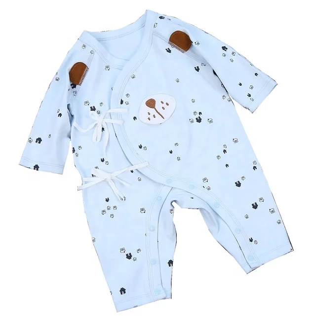 

Newborn Baby Boys Spring/Autumn Romper Wear Long Sleeve Baby Clothing 100% Cotton Toddler Pajama Clothes, Picture shows