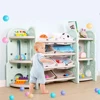 Kids plastic bookshelf children cabinet toy storage shelf bedroom funiture