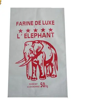 pp flour packing sacks 25kg pp woven flour bag manufacture