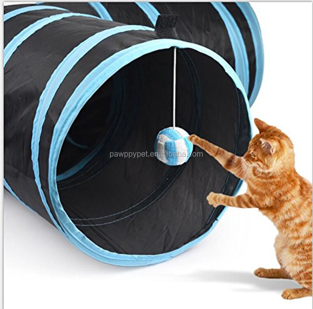 Katlanabilir Kedi Tüneli Tüp Kitty Tünel Sıkılmış Kedi Pet Oyuncaklar